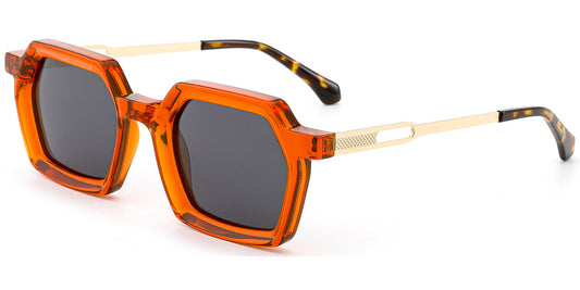 Berkeley – Translucent-Orange Sunglasses