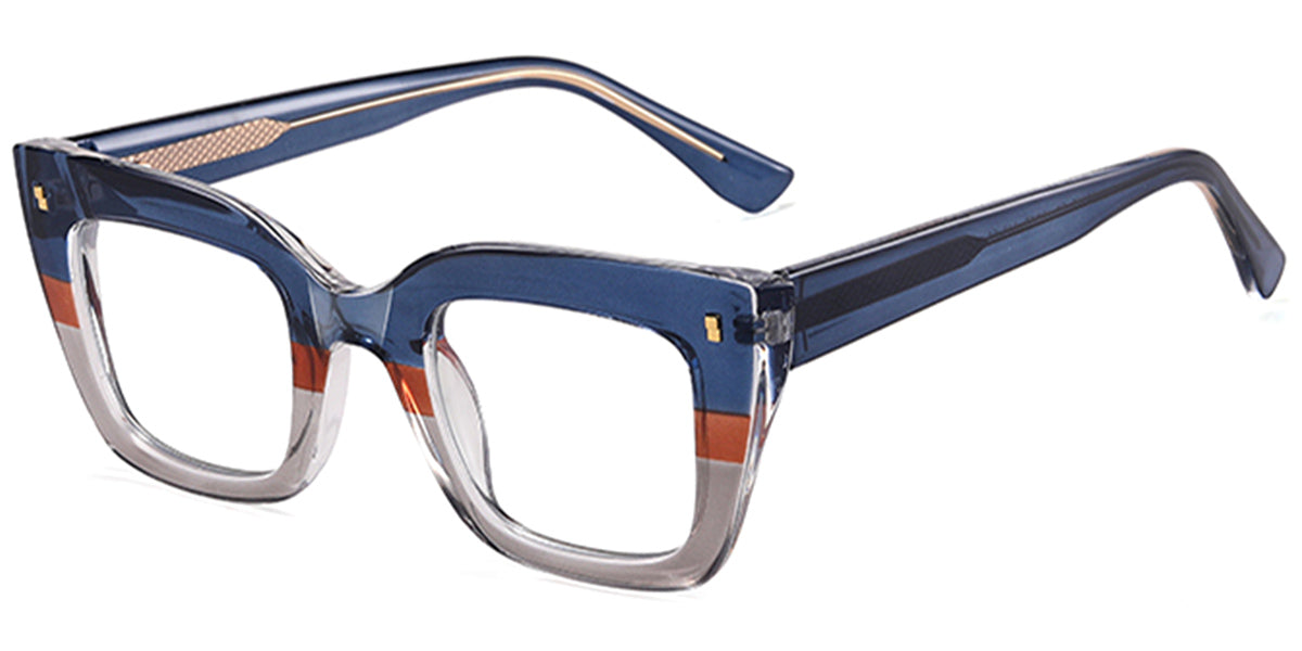 Kochi – Pattern-Blue Glasses
