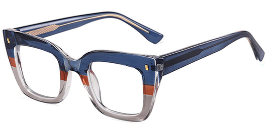 Kochi – Pattern-Blue Glasses