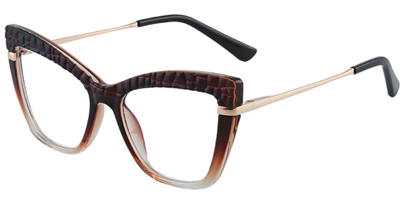 Zaria – Translucent-Brown Glasses