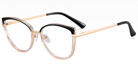 Chania – Pattern-Black Glasses