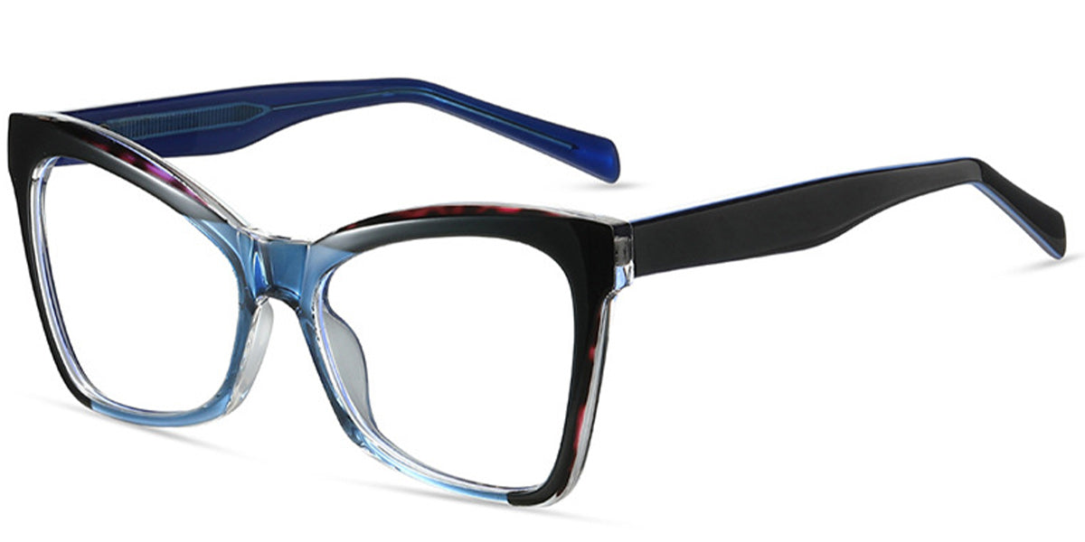Kemi – Pattern-Blue Glasses