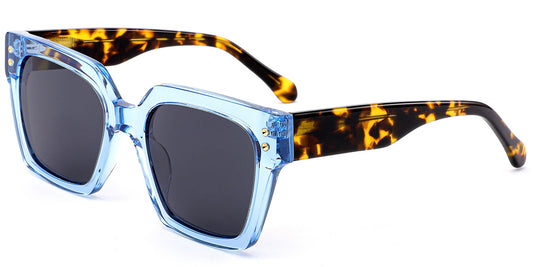 Visby – Translucent-Blue Sunglasses