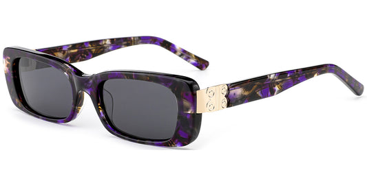 Lucerne – Pattern-Purple Sunglasses
