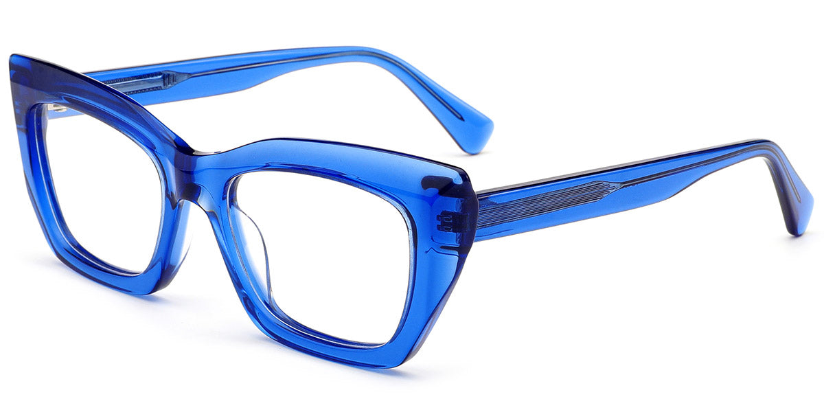Modena – Translucent-Blue Glasses