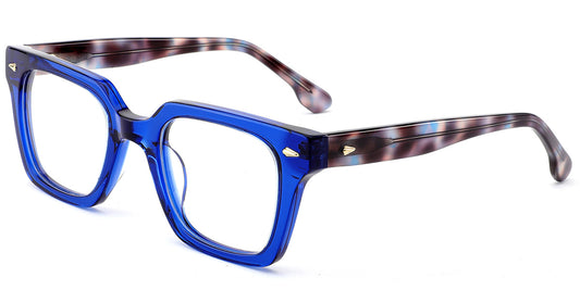 Chennai – Translucent-Blue Glasses