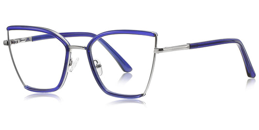 Verona – Translucent-Blue Glasses