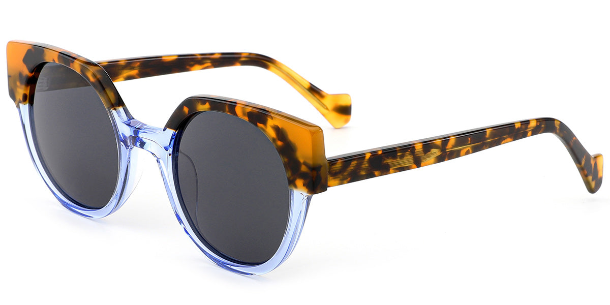 Minsk – Pattern-Blue Sunglasses