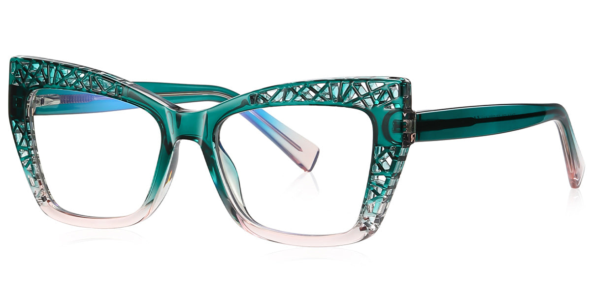 Valletta – Gradient Green Glasses