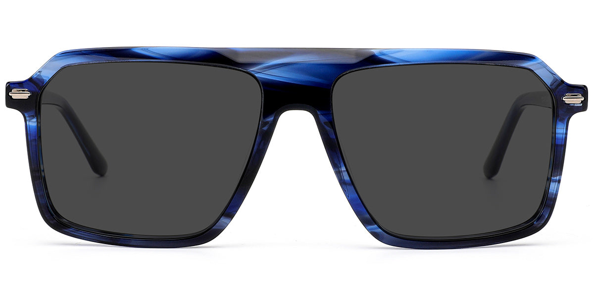 Avarua – Pattern-Blue Sunglasses