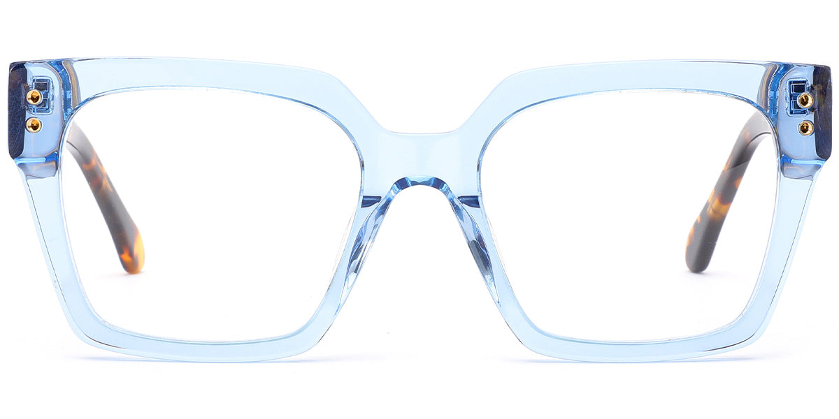 Visby – Translucent-Blue Glasses