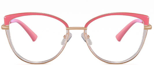 Chania – Pattern-Pink Glasses
