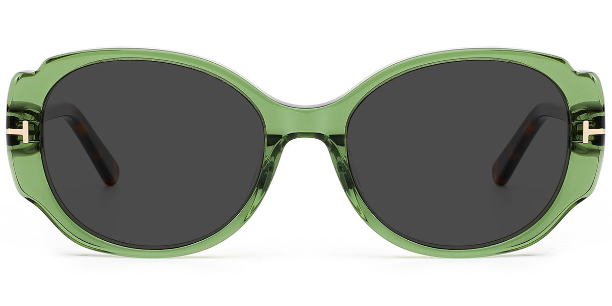 Kasama – Translucent-Green Sunglasses