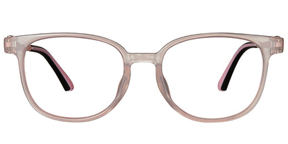 Juneau – Translucent-Pink Glasses