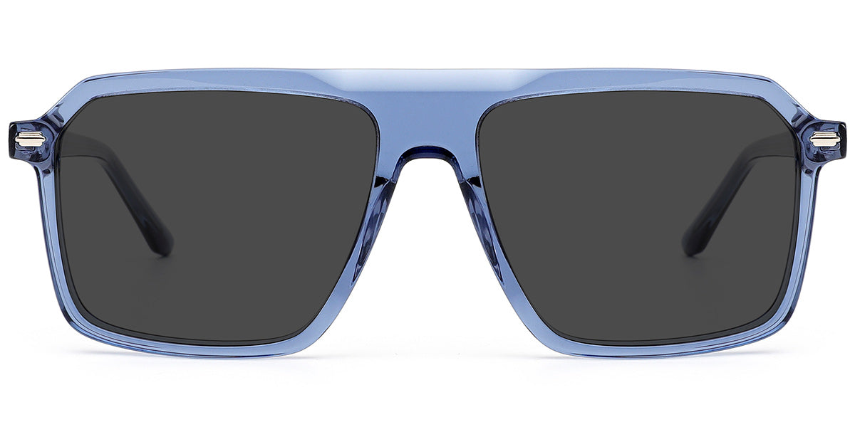 Avarua – Translucent-Blue Sunglasses