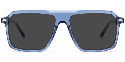 Avarua – Translucent-Blue Sunglasses