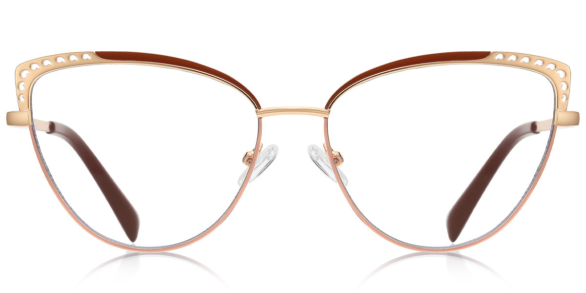 Sofia – Pattern-Brown Glasses