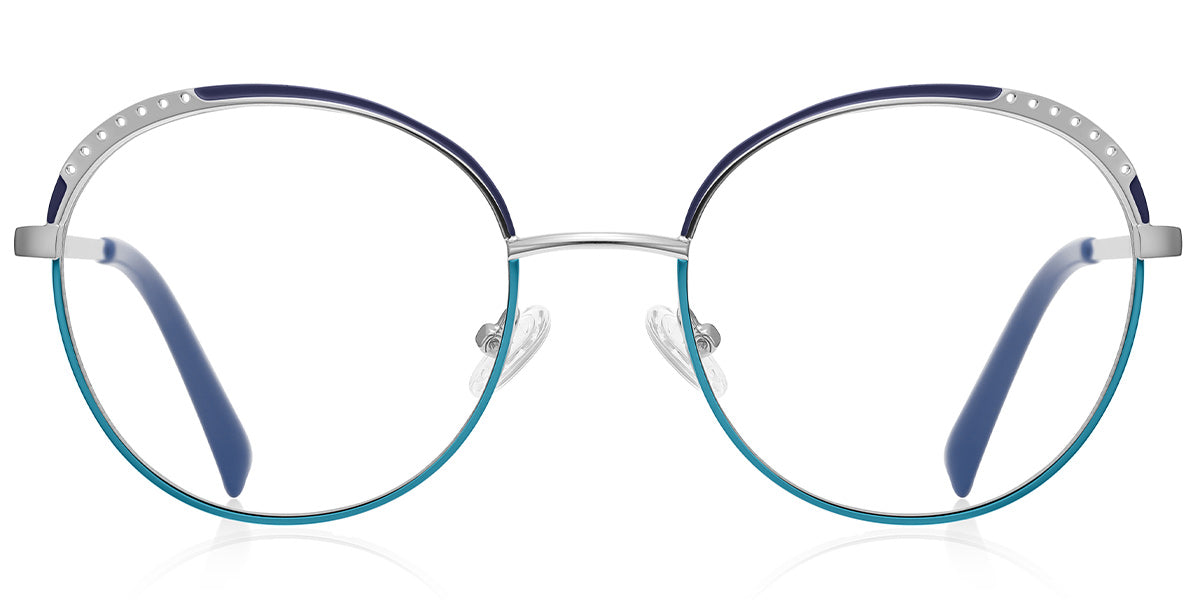 Rosario – Pattern-Blue Glasses