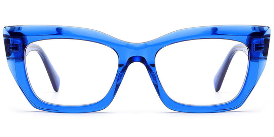 Modena – Translucent-Blue Glasses