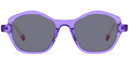 Lisse – Translucent-Purple Sunglasses