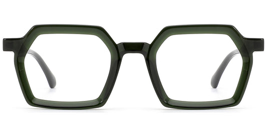 Berkeley – Translucent-Green Glasses