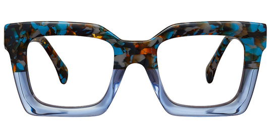Giza – Pattern-Blue Glasses