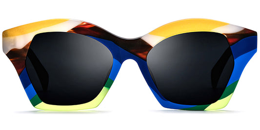 Abisko – Pattern-Blue Sunglasses