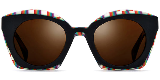 Sequim – Pattern-Black Sunglasses