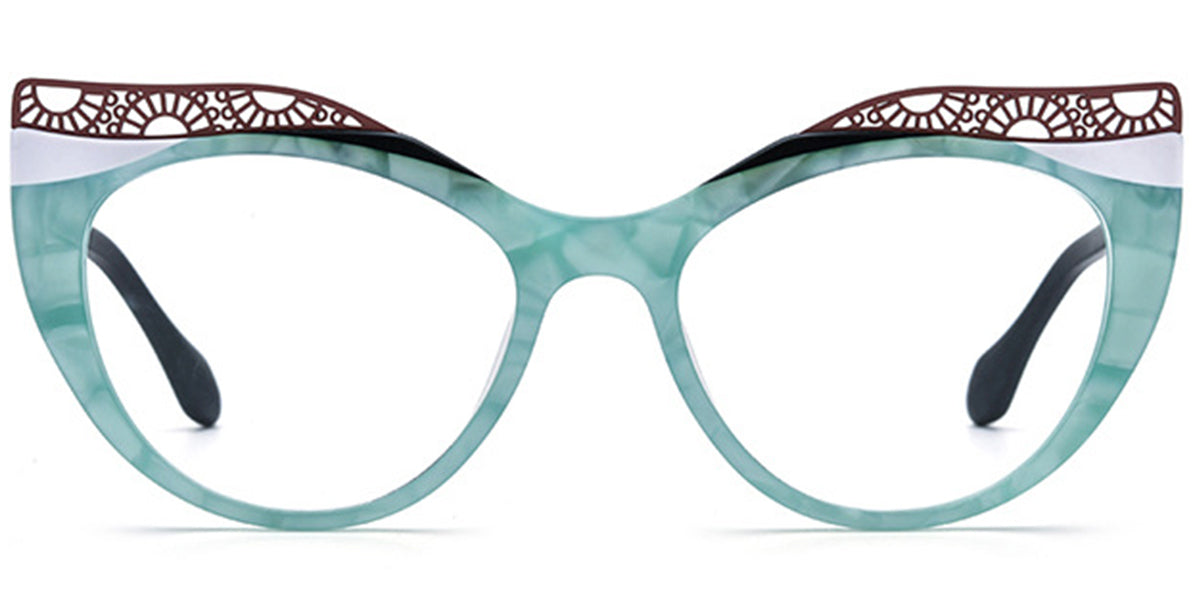 Destin – Pattern-Green Glasses