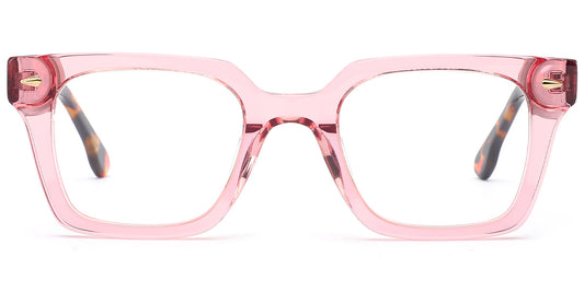 Chennai – Translucent-Pink Glasses