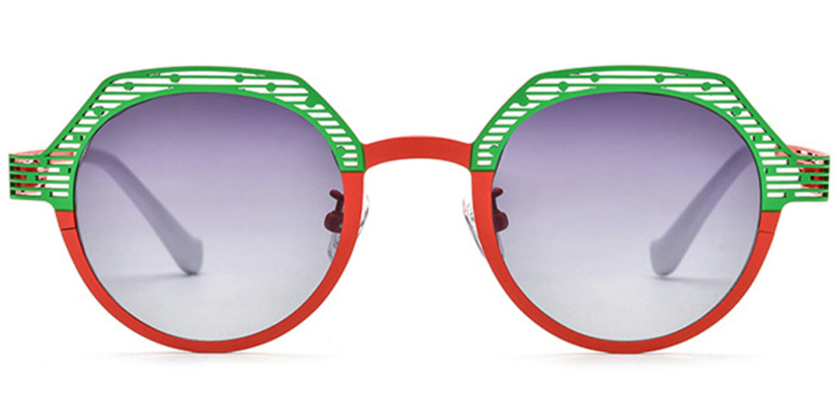Topeka – Pattern-Green Sunglasses