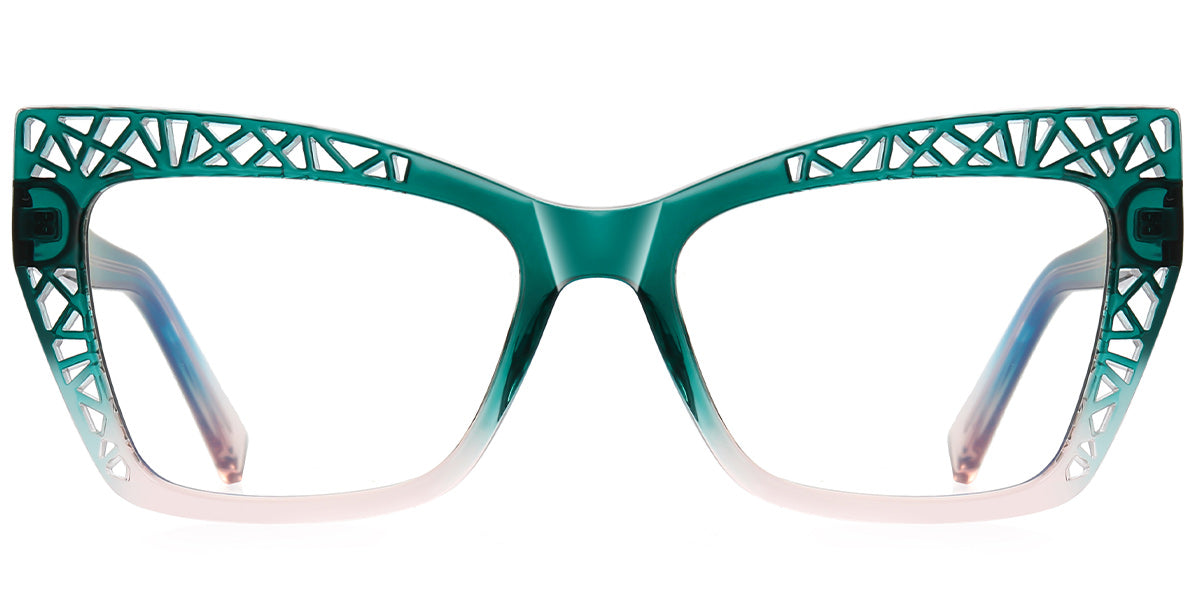Valletta – Gradient Green Glasses