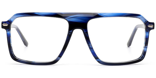 Avarua – Pattern-Blue Glasses