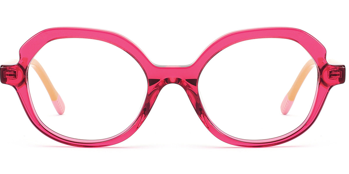 Osaka – Translucent-Pink Glasses