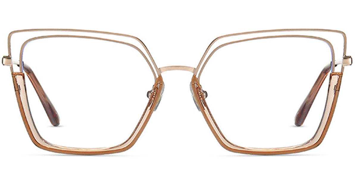 Esteli – Translucent-Brown Glasses