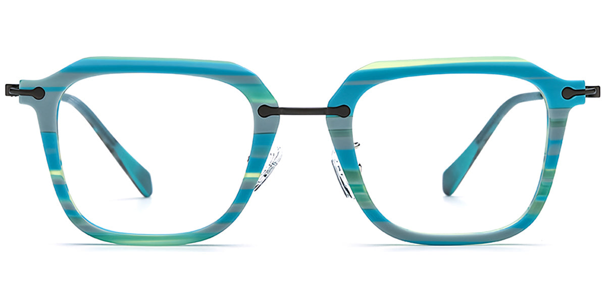 Dijon – Pattern-Blue Glasses