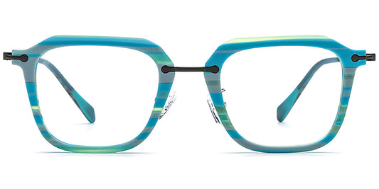 Dijon – Pattern-Blue Glasses
