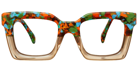 Giza – Pattern-Orange Glasses