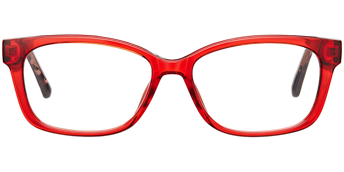Adelaide – Translucent-Red Glasses