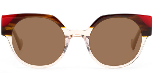 Minsk – Pattern-Brown Sunglasses