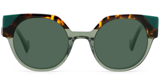 Minsk – Pattern-Green Sunglasses