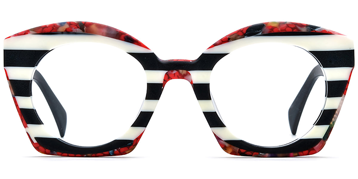 Sequim – Pattern-White Glasses