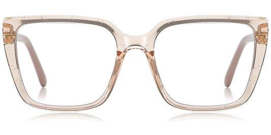 Oia – Translucent-Brown Glasses