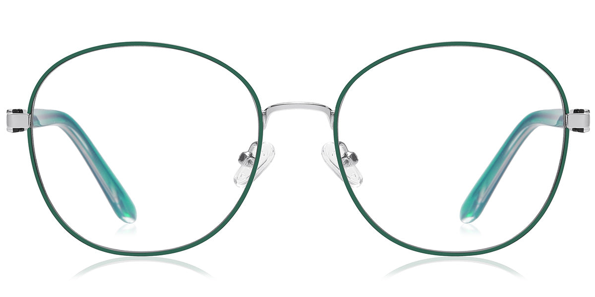 Avalon – Silver-Green Glasses