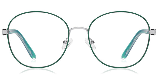 Avalon – Silver-Green Glasses