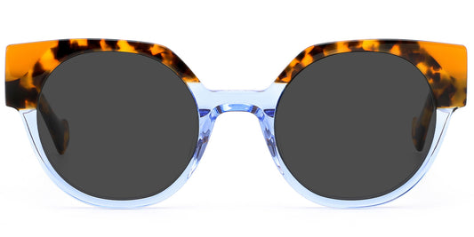 Minsk – Pattern-Blue Sunglasses