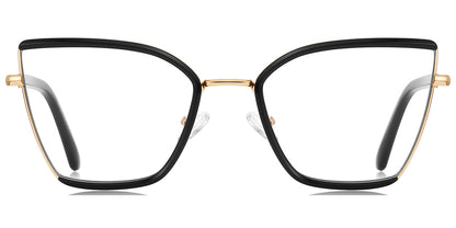 Verona – Black-Gold Glasses