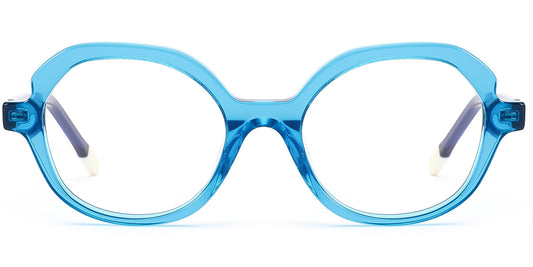 Osaka – Translucent-Blue Glasses