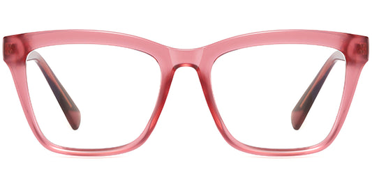 Elvas – Translucent-Red Glasses