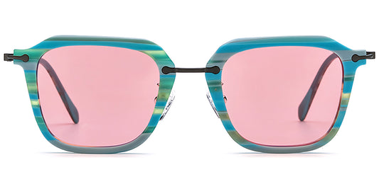 Dijon – Pattern-Blue Sunglasses